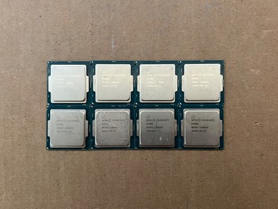 Lot of 8 Intel Celeron G3900 SR2HV 2.80GHz 2 MB 2-Core LGA1151 CPU Processor