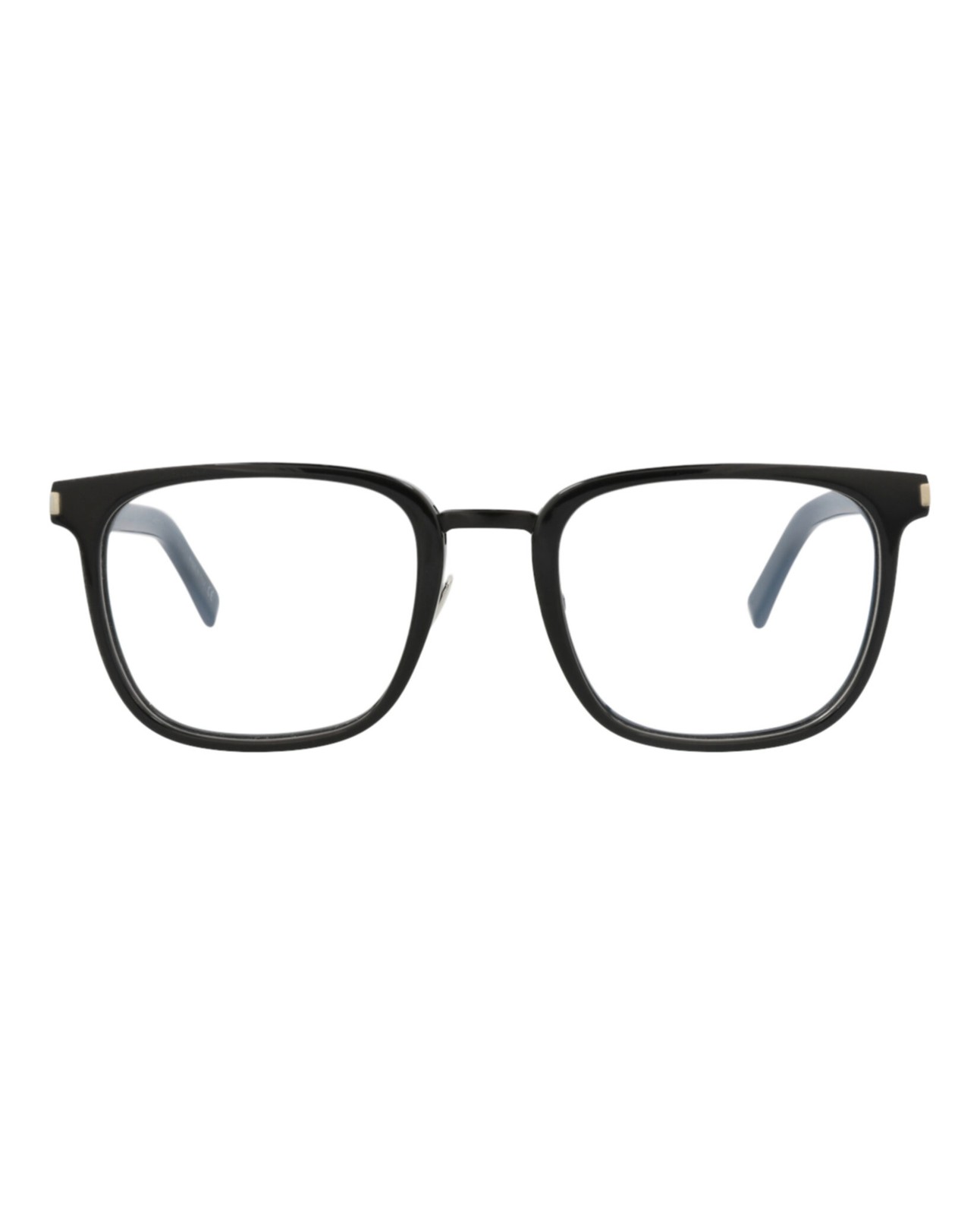 Saint Laurent Uomo Quadrato Rettangolo Nero Trasparente Fashion Designer