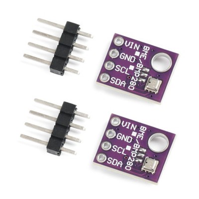 2 PCS BME280 5V Sensor Module Atmospheric Pressure Temp Humidity I2C