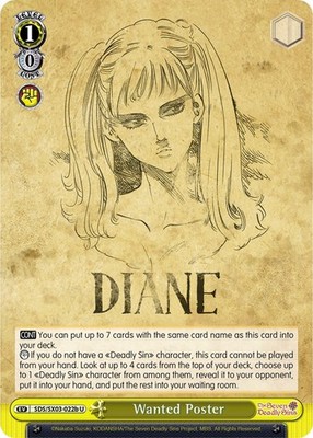Wanted Poster (B) [SDS/SX03 - SDS/SX03-022b U]