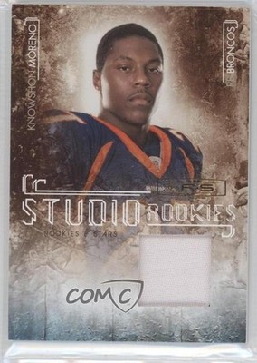 2009 Donruss Rookies & Stars Studio Materials Prime 33/50 Knowshon Moreno RC 2j8
