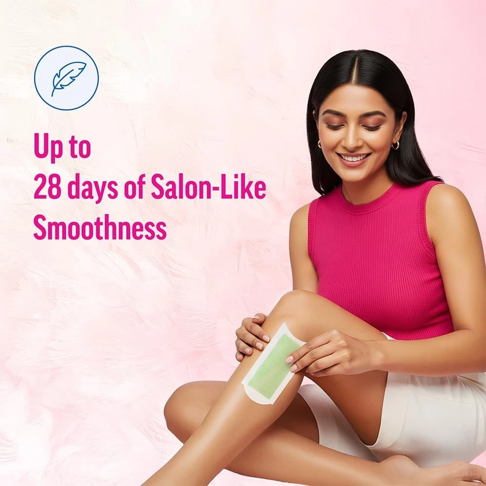 Veet Kit de Tiras Depilación de Cuerpo Completo para Piel Seca, 20 Tiras Foto 4 de 4