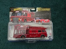 Hotwheels Team Transport Ferrari 250 GTO & Fiat 642 RN2 Bartoletti Transporter 