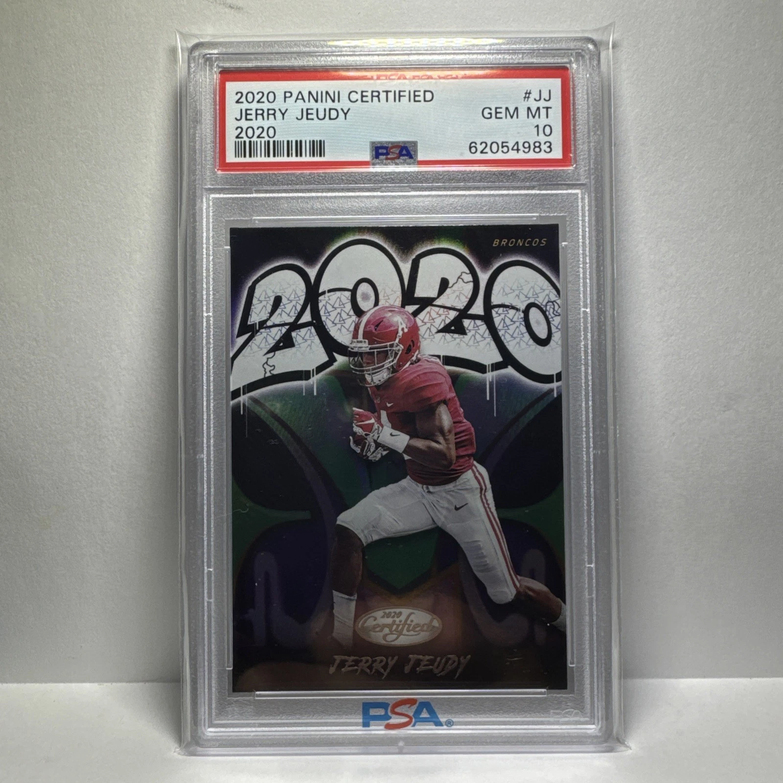 Jerry Jeudy Panini Certified 2020 #JJ Base