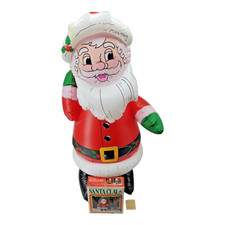 Vintage 1987 Santa Claus 48" Inflatable Indoor Outdoor Christmas Decoration