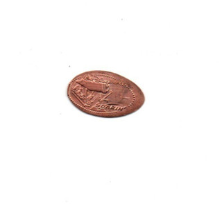 Disney World Soarin Ride Copper Elongated Pressed Smashed Coin Penny