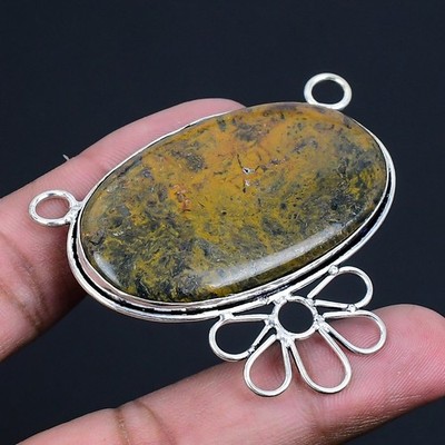 Sonora Sonnenaufgang Edelstein handgefertigt 925 Sterlingsilber Schmuck Anhän...