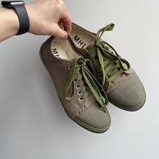Margaret Howell MHL Men  s Utility Khaki Sneakers Size UK8