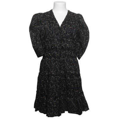Second Female, Kleid, Größe: L, Schwarz/Mehrfarbig, Bio-Baumwolle/Viskose #vQP