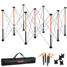 VEVOR Portable Folding Workstand 4.15 x 4.15 ft Collapsible Workbench 3500 lbs W