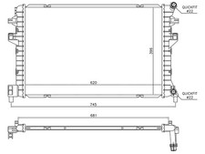 Radiateur Audi Q3