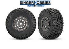 Traxxas 10870-gray Mini Slash 1.4 Gray Chrome Wheels Bfg Mud-terrain Tires Traxxas 10870-gray Mini Slash 1.4 Gray Chrome Wheels Bfg Mud-terrain Tires