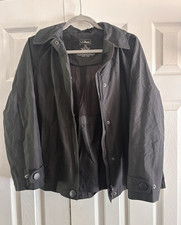 L.L.Bean Womens Hooded Lined Rain Coat Jacket...