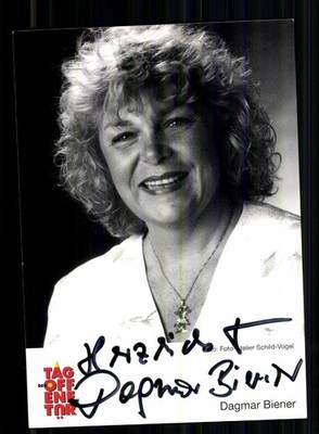 Dagmar Biener Autogrammkarte Original Signiert # BC 232734