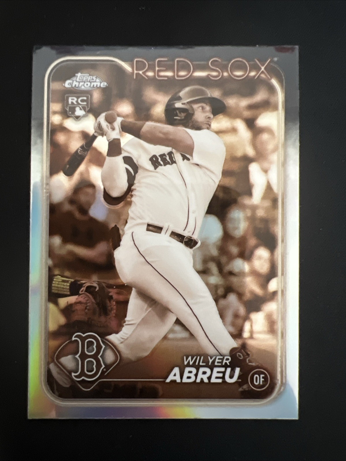 2024 Topps Chrome - Wilyer Abreu #165 Sepia Refractor (RC)