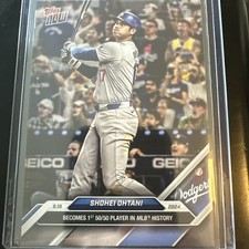 Topps 2024 Now #722 Shohei Ohtani Los Angeles Dodgers 50/50 MLB Baseball Card