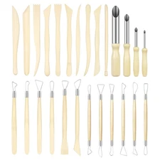 XDT Art Supplies Silicone Clay Sculpting Tool 26 Piece Set