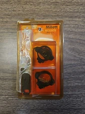 MILLETT TURN IN SCOPE RINGS AND MOUNT SMITH & WESSON K L N FRAME  BLACK "NEW"