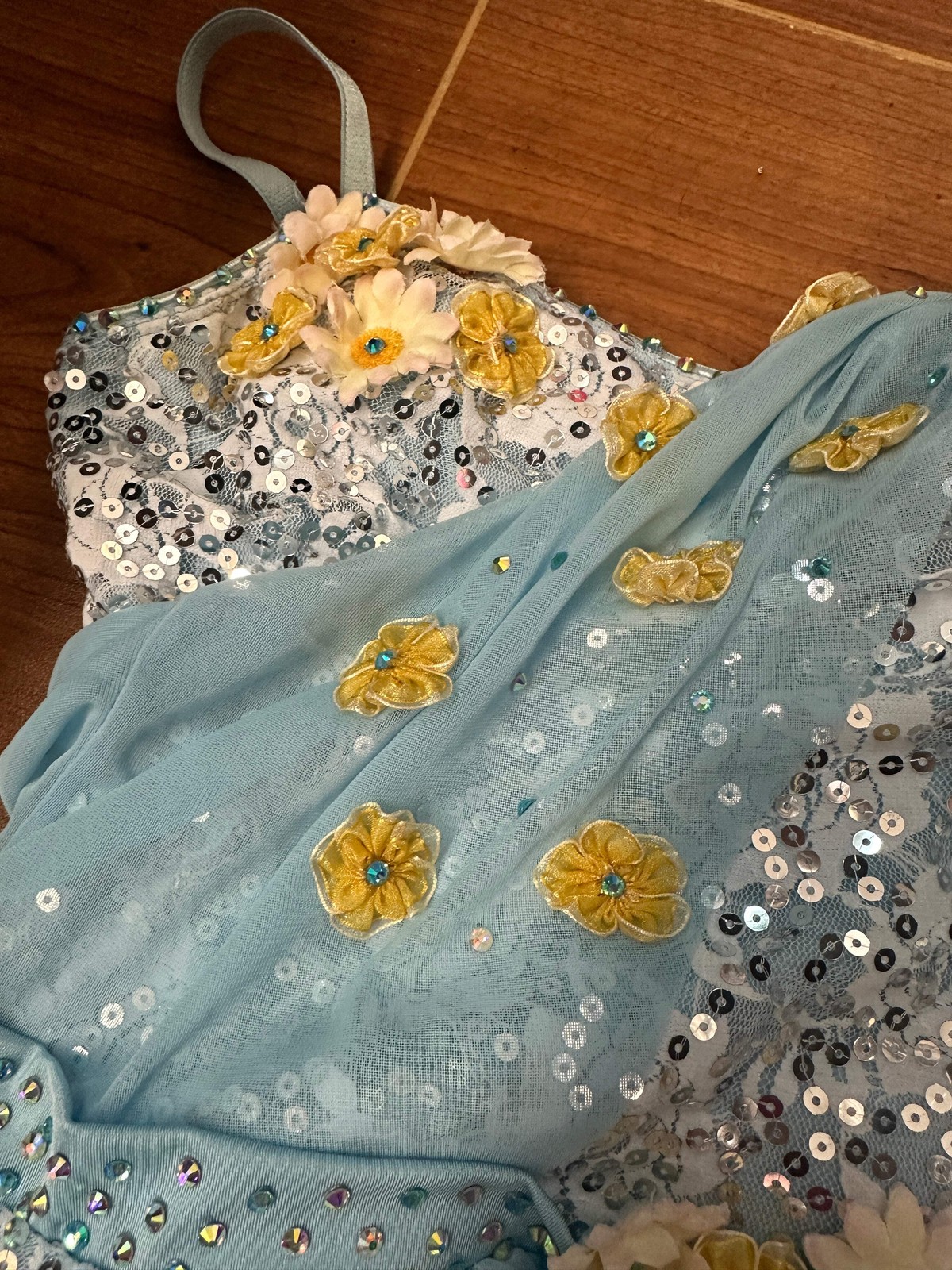 Dance Costume Large Child Blue Revolution RC19697… - image 4