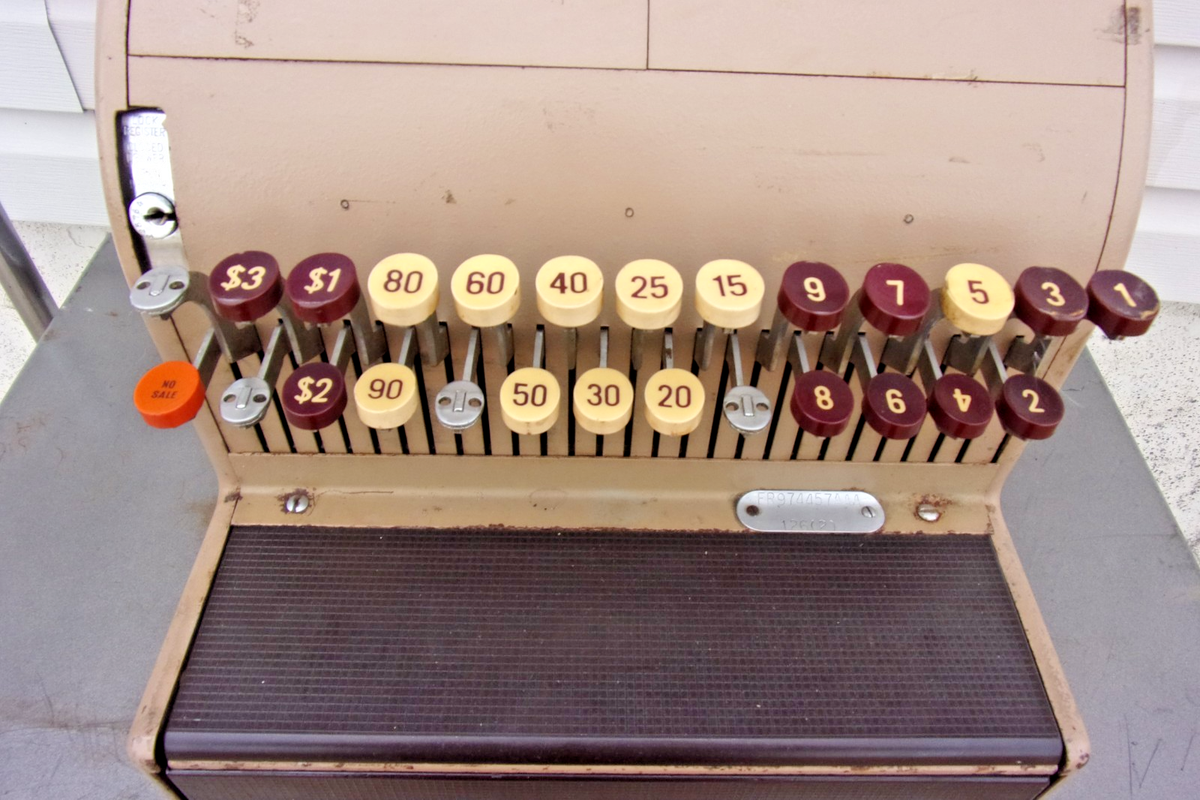Vintage National Cash Register NCR 1950's 126 | eBay
