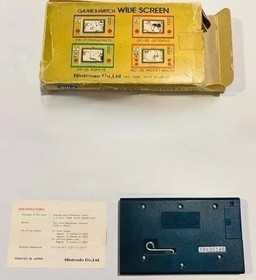 Nintendo Game & Watch Fire Wide Screen classic toys vintage handheld electronic