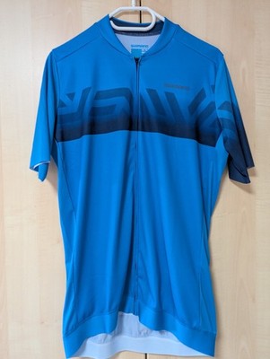 Shimano MTB Zip Trikot Blau - Größe XL (L)
