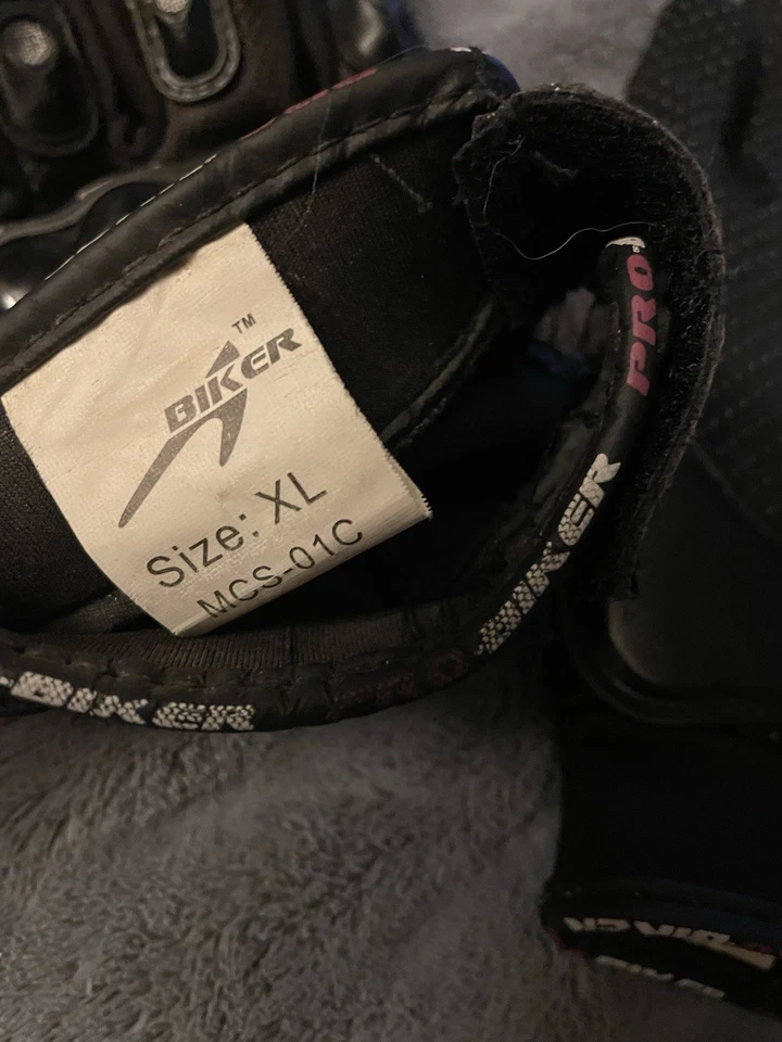 Guantes de motociclista XL Pro para hombre con armadura de nudillo Foto 3 de 3