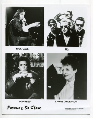 Faraway, So Close-8x10-U2-Nick Cave-Lou Reed-Laurie Anderson-VF