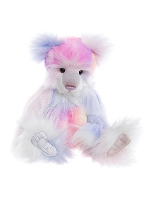 Charlie Bears Neverland Pastelltöne bunte Teddybär mit Gelenken 43 cm
