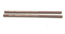 VINTAGE STANDARD OIL COMPANY OF CALIFORNIA PENCILS LOT OF 2 NEVER SHARPENED NOS 