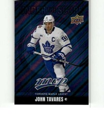 2024-25 Upper Deck MVP Under the Scope #US-5 John Tavares Maple Leafs
