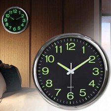 12 Wall Clock Large Luminous Quartz Night Lig...