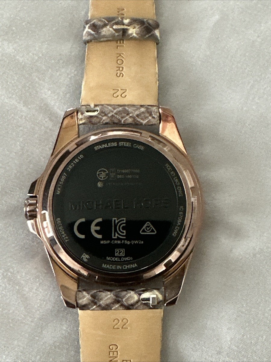 MICHAEL KORS ACCESS LADIES SMART WATCH MODEL DW2C MKT5007 NEW IN - Main Image