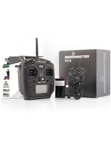 Contrôleur radio RADIOMASTER TX12 MK II 2,4G 16CH émetteur RC ELRS OpenTX - Photo 6/30