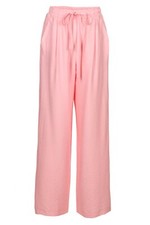 Women's pink straight trousers with elastic Size 2, 4, 6, 8, 10 US Fashionable