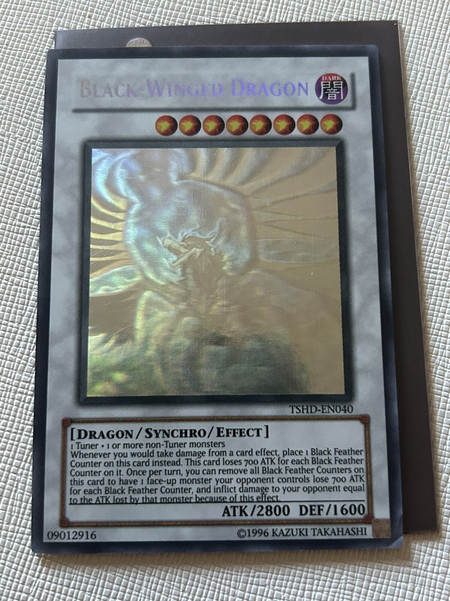 most expensive ghost rare yugioh card Yugioh Black-Winged Dragon GHOST rare! THSD Unlimited Edition
