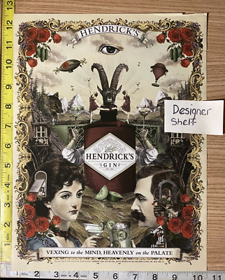Hendrick's Gin Alcohol 2011 Print Advertisement: Vexing To The Mind 2