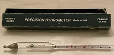 PRECISION HYDROMETER Made in USA MAPLE SYRUP HYDROMETER 25/40 Baume & 45/75