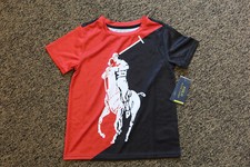 New Polo Ralph Lauren Little Boys Big Pony Performance T-Shirt - Size 6