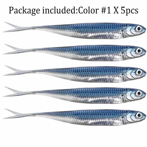 Fish Forked Tail Bait Quality Soft Swimbait Fishing Bait Soft Lure Fishing Lure - Picture 13 of 20