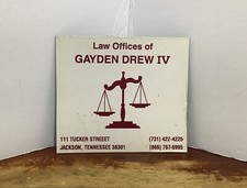 Law Offices of Gayden Drew IV Jackson, Tennessee Magnet