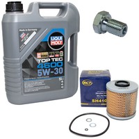 MotoröL Set 5W-30 5 Liter + ÖLfilter SH 410 + Schraube FüR BMW 3Er 5Er E30 E36