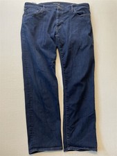 Mavi 40x32 Zach Straight 5 Pocket Dark Wash Stretch Denim Mens Jeans