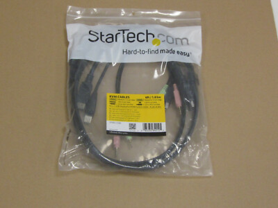 Startech DP4N1USB6 4-in-1 USB Displayport KVM Switch Kabel mit Audio & Mikrofon