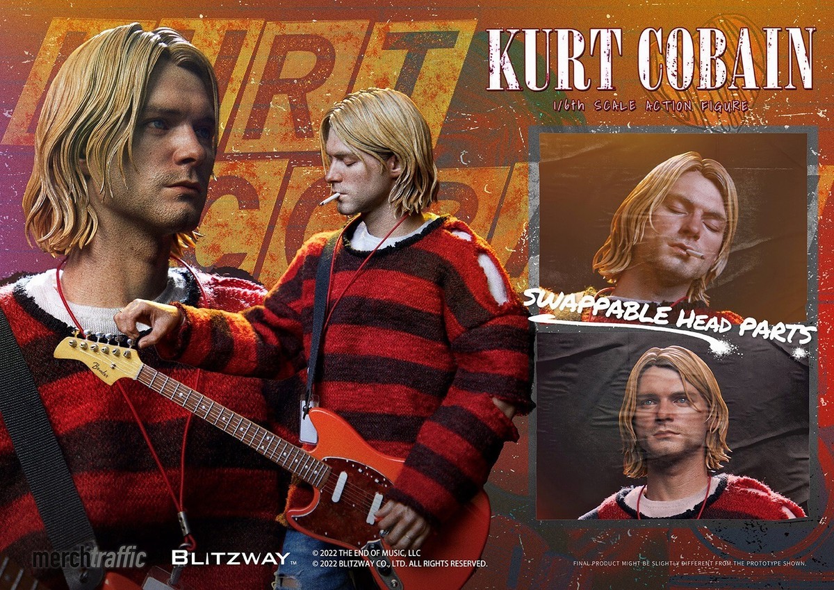 NIRVANA カートコバーン フィギュア　blitzway pre-order-blitzway-nirvana-
