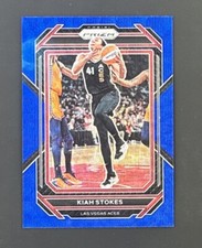 2023 Panini Prizm WNBA - Blue Wave Prizm #34 Kiah Stokes