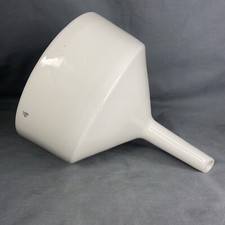 Vintage Buchner Coors 4A USA 6.5” Large Porcelain Funnel Fixed Perforated Plate