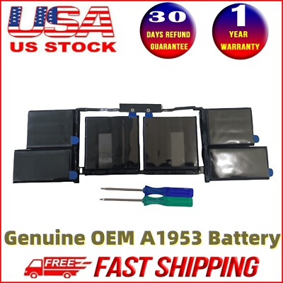  A1953 New Genuine OEM Battery For Apple Mid 2018 2019 MacBook Pro 15'' A1990