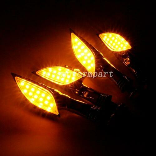 3.6 in Motorcycle Mini Plastic Hand Skeleton 15 LED Turn Signals Lights - Picture 5 of 5