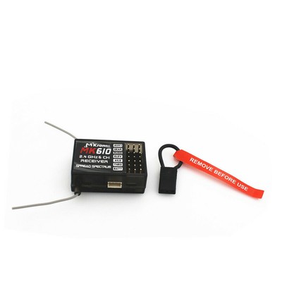 6CH MK610 2.4GHz DSM2 Receiver For AR6100 Spektrum Dx5e Dx6i Dx7 Transmitter
